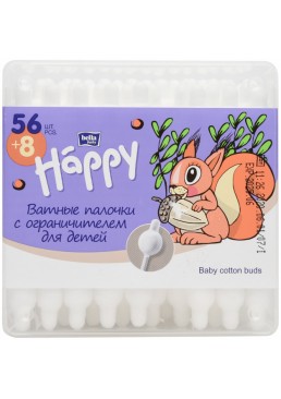 Палочки гигиенические Bella Baby Happy для детей, 64 шт